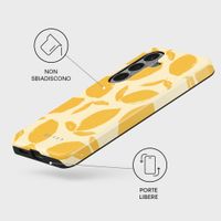Burga Cover Posteriore Resistente con MagSafe Samsung Galaxy S26 Plus - Lemon Tart