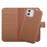 Selencia Libreria rimovibile Olyn con MagSafe Apple iPhone 12 (Pro) - Marrone