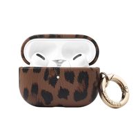 Selencia Cover Sabi stampa pantera  Apple Airpods Pro / Pro 2 - Mocha Brown
