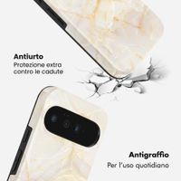 Selencia Cover posteriore Vivid con MagSafe Google Pixel 11 - Golden Beige Marble