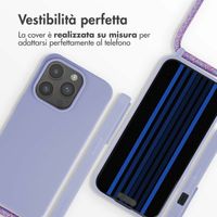 imoshion Cover in Silicone con Cordino Apple iPhone 15 Pro - Viola