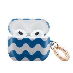Selencia Cover Vivid  Apple Airpods 3 - Wave Vibes Classic Blue