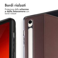 Accezz Cover Tablet Classica Samsung Galaxy Tab S9 11.0 pollici / S10 Lite / S10 FE / S9 FE 10.9 pollici - Marrone