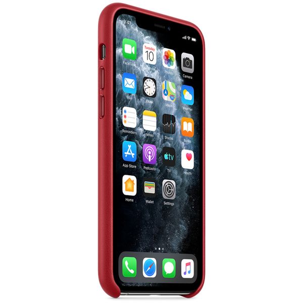 Apple Cover in Pelle iPhone 11 Pro - Red