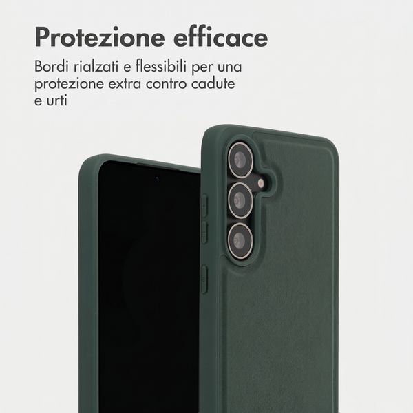 Accezz Backcover Edge con MagSafe Samsung Galaxy S25 FE - Verde