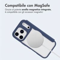 imoshion Bookcase trasparente con MagSafe Apple iPhone 17 Pro - Blu