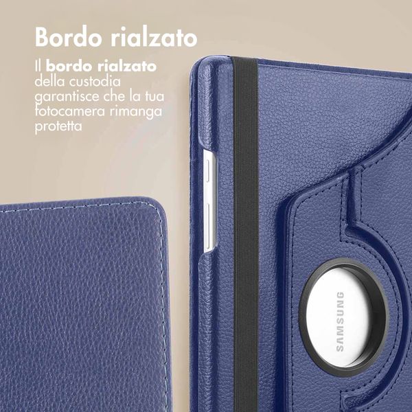 imoshion Cover Girevole a 360° Samsung Galaxy Tab S11 - Blu scuro