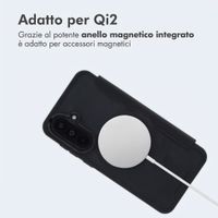 imoshion Bookcase trasparente con MagSafe Samsung Galaxy A37 (5G) - Nero