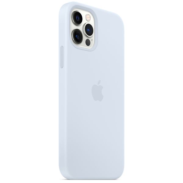 Apple Cover Posteriore in Silicone con MagSafe Apple iPhone 12 (Pro) - Cloud Blue
