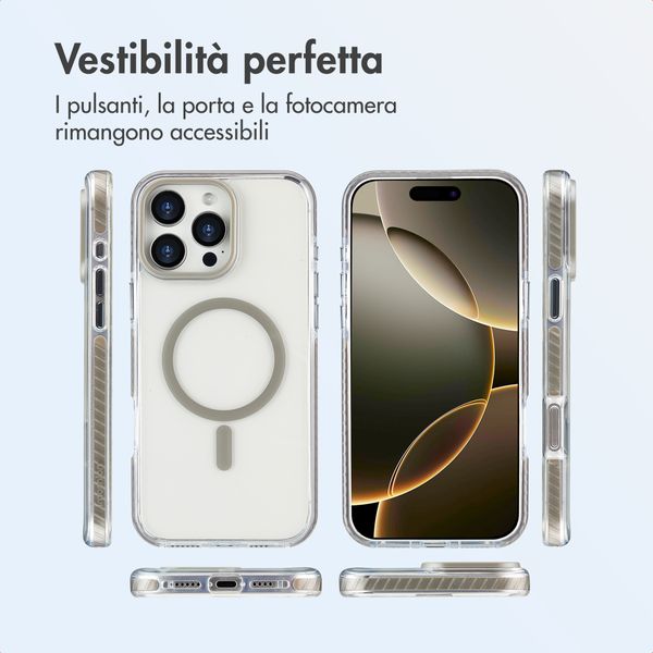 imoshion Cover Combat MagSafe Apple iPhone 16 Pro Max - Grigio