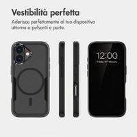 imoshion Cover posteriore con MagSafe Apple iPhone 16 - Nero