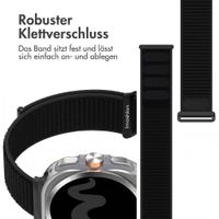 imoshion Nylon bandje Samsung Galaxy Watch Ultra (2024/2025) - Zwart