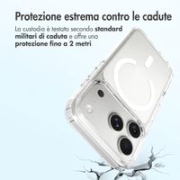 Accezz Cover posteriore Xtreme Impact con MagSafe Apple iPhone 18 Pro / 17 Pro - Trasparente