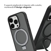 Accezz Cover con anello e supporto con MagSafe Apple iPhone 14 Pro - Nero
