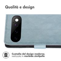 imoshion Cover a libro di Lusso Google Pixel 11 - Azzurro