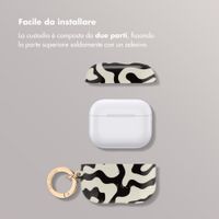 Selencia Cover Vivid  Apple Airpods Pro 3 - Art Wave Black
