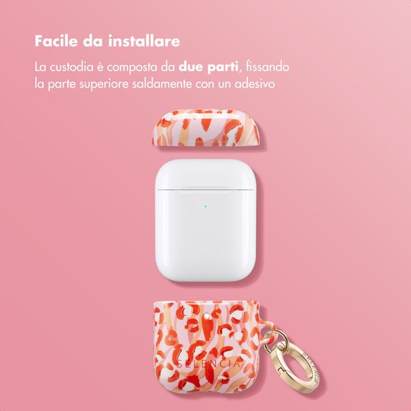 Selencia Cover Vivid  Apple Airpods 1 / 2 - Wild Spots Lipstick