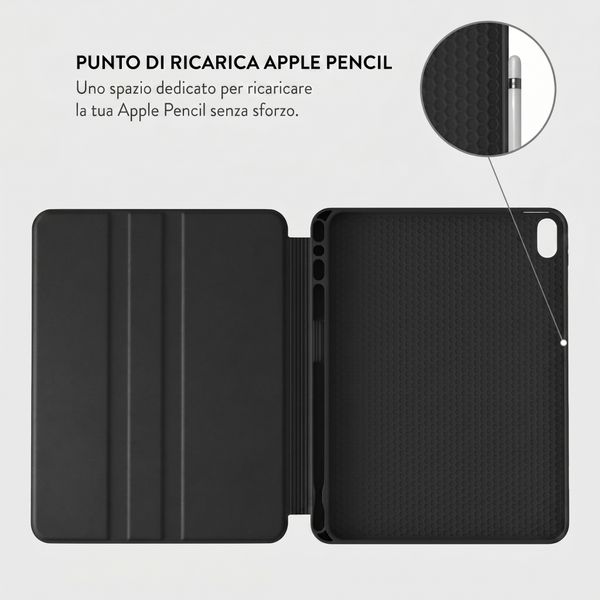 Burga Cover per Tablet Apple iPad Air 11 pollici (2026) M4 / (2025) M3 / (2024) M2 - Nera