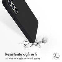 Accezz Cover in silicone liquido con MagSafe Samsung Galaxy S26 Plus - Nero