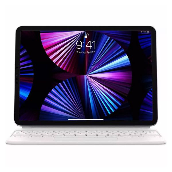 Apple Magic Keyboard Apple iPad Air 11 pollici (2026) M4 / (2025) M3 / (2024) M2 / Air 5 (2022) / Air 4 (2020) / Pro 11 (2018/2020/2021/2022) - QWERTY / NL - Bianco