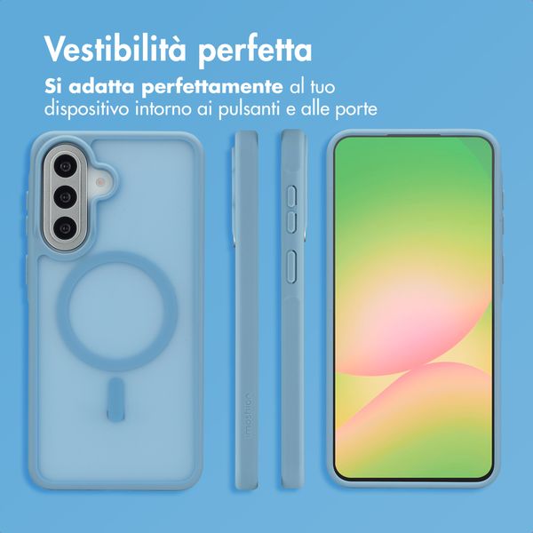imoshion Cover posteriore Color Guard con MagSafe Samsung Galaxy A57 (5G) - Azzurro