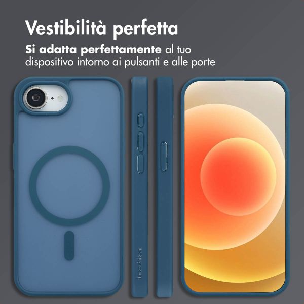 imoshion Cover posteriore Color Guard con MagSafe Apple iPhone 17e / 16e - Blu scuro