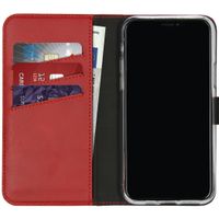 Selencia Cover a libro in vera pelle Apple iPhone 11 Pro - Rosso
