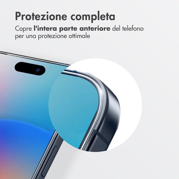 Accezz Protezione schermo in vetro temperato con applicatore - 2-pack Apple iPhone 17 Pro
