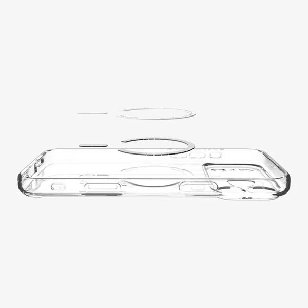 Spigen Cover Posteriore Ultra Ibrida con MagSafe Apple iPhone 17 Pro Max - Clear Graphite