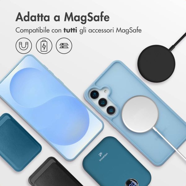 imoshion Cover posteriore Color Guard con MagSafe Samsung Galaxy S25 - Azzurro