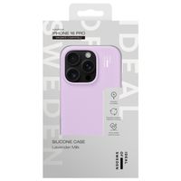 iDeal of Sweden Cover in silicone con MagSafe Apple iPhone 16 Pro - Lavender Milk