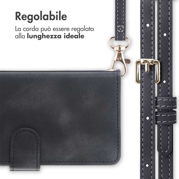 imoshion Cover a libro con Cordino Apple iPhone 17 - Nero