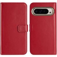 Selencia Cover a libro in vera pelle Google Pixel 9 / 9 Pro - Rosso