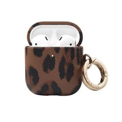 Selencia Cover Sabi stampa pantera  Apple Airpods 1 / 2 - Mocha Brown