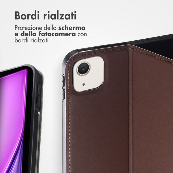 Accezz Cover Tablet Classica Apple iPad Air 13 pollici (2026) M4 / (2025) M3 / (2024) M2 - Marrone