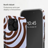 Selencia Cover Posteriore Vivid Apple iPhone 16 Pro - Dream Swirl Chocolate