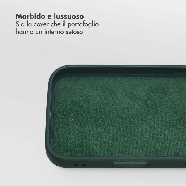 Selencia Libreria rimovibile Olyn con MagSafe Apple iPhone 17 - Verde