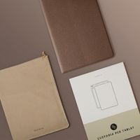 Selencia Cover Riva Samsung Galaxy Tab S11 - Mocha Brown