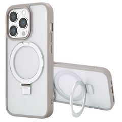 Accezz Cover con anello e supporto con MagSafe Apple iPhone 14 Pro Max - Grigio