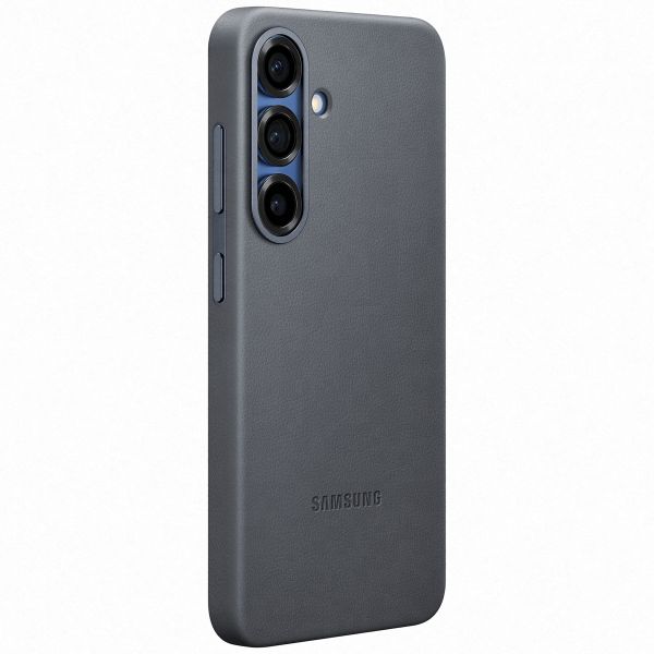 Samsung Cover originale KindSuit in pelle vegana Samsung Galaxy S25 - Nero