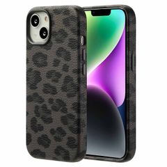 Selencia Cover Sabi Stampa pantera con MagSafe Apple iPhone 14 - Midnight Black