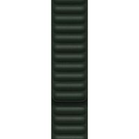 Apple Cinturino Leather Link Apple Watch | 38/40/41/42 mm - Taglia M/L - Sequoia Green
