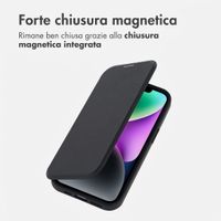imoshion Bookcase trasparente con MagSafe Apple iPhone 14 / 13 - Nero