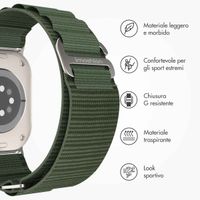 imoshion Cinturino in nylon Alpine Apple Watch | 44/45/46/49 mm - Verde