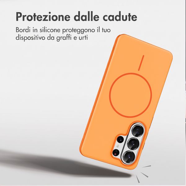 imoshion Cover posteriore Color con Thin MagSafe Ring Samsung Galaxy S26 Ultra - Arancio