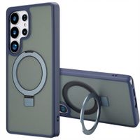 Accezz Cover con anello e supporto con MagSafe Samsung Galaxy S25 Ultra - Blu