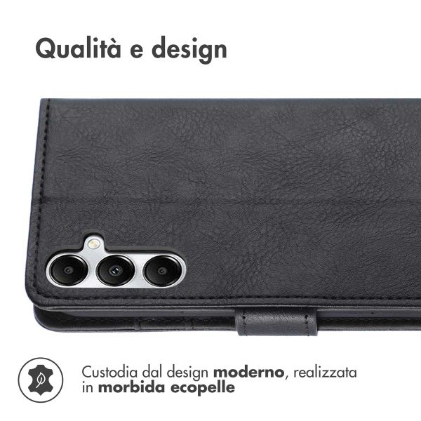 imoshion Cover a libro di Lusso Samsung Galaxy A16 - Nero
