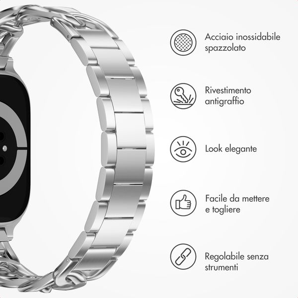 Selencia Cinturino Chain Apple Watch | 38/40/41/42 mm - Argento