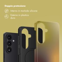Selencia Cover Posteriore Vivid Samsung Galaxy S26 - Gradient Olive Dust