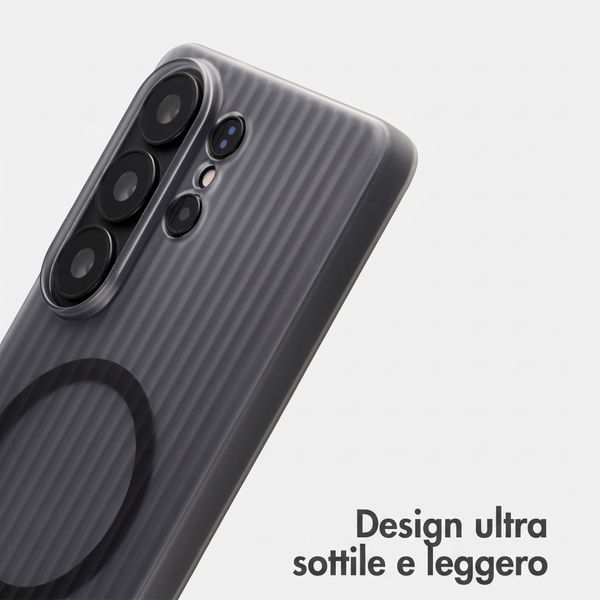 Accezz Cover Lite con MagSafe | Fluted | Samsung Galaxy S26 Ultra - Grigio